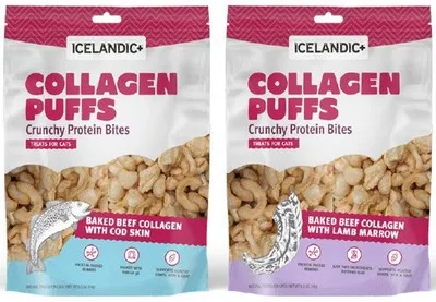 1ea .5oz Icelandic+ Beef Puff w/FIsh for CATS - Treat